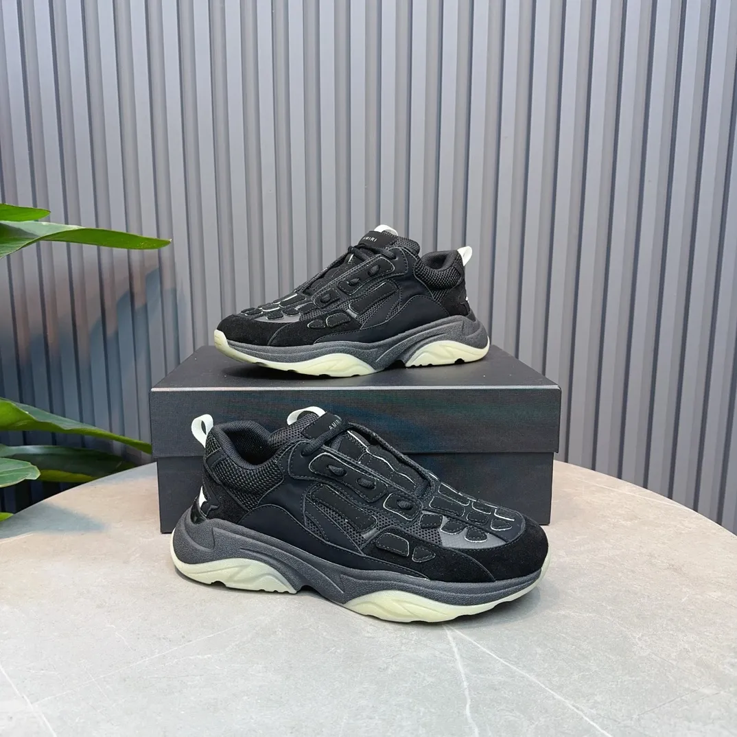 Men's shoes 💰740💰 AMIRI AMIRI fashion brand hot sale 🔥 Available all year round ✅ Official website synchronization Imported fabrics 1⃣️ vs 1⃣️ replica, original factory special original sole, 38-45 (38.45. Non-refundable)
